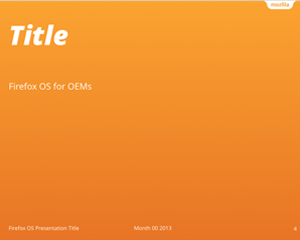 Firefox OS preview